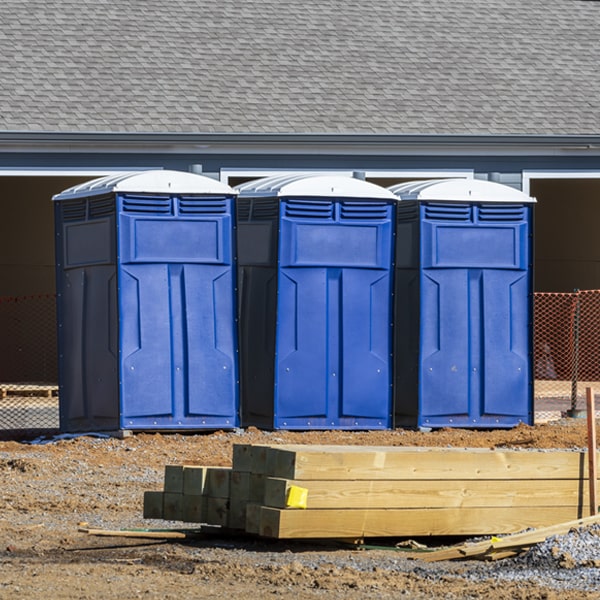 how can i report damages or issues with the porta potties during my rental period in Pleasant Hills